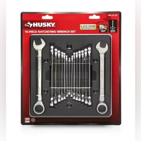 New Husky SAE and Metric Ratcheting Wrench Set (16-Piece) - Picture 3 of 5